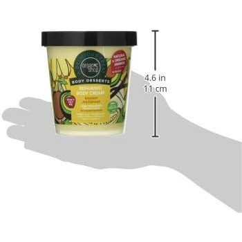 Organic Shop Body Dessert Banana Milkshake Repairing Body Cream, 450 Ml