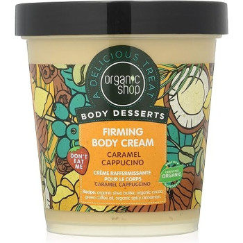 Organic Shop Body Desserts Caramel Cappuccino Firming Body Cream, 450 Ml