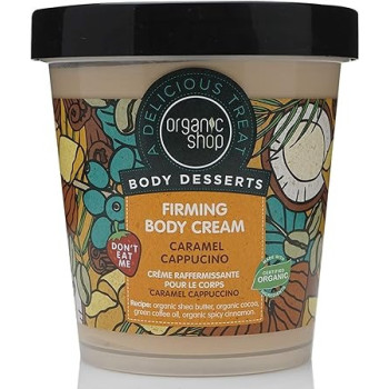 Organic Shop Body Desserts Caramel Cappuccino Firming Body Cream, 450 Ml