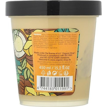 Organic Shop Body Desserts Caramel Cappuccino Firming Body Cream, 450 Ml