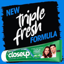 Closeup Toothpaste Menthol Fresh, 96/50ml