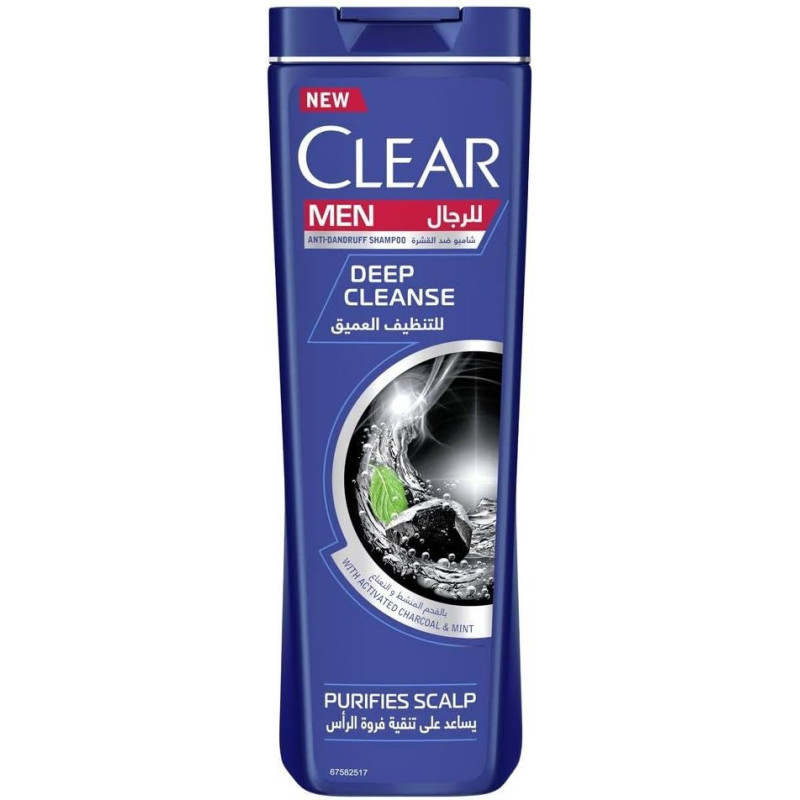CLEAR Men's Anti-Dandruff Shampoo Deep Cleanse, 12/400ml