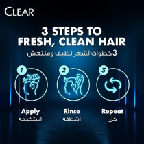 CLEAR Men's Anti-Dandruff Shampoo Deep Cleanse, 12/400ml