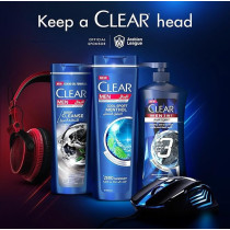CLEAR Men's Anti-Dandruff Shampoo Deep Cleanse, 12/400ml
