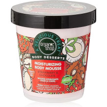 Organic Shop Body Dessert Strawberry And Chocolate Moisturising Body Mousse, 450 Ml