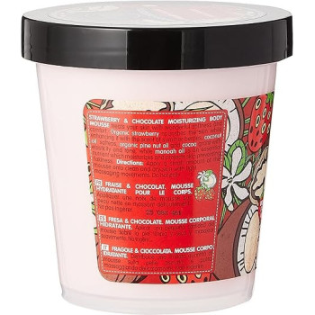 Organic Shop Body Dessert Strawberry And Chocolate Moisturising Body Mousse, 450 Ml