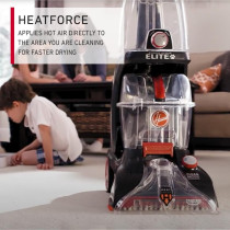 Hoover Carpet And Floor Cleaner Power Scrub Elite With Quick Dry And Spin Scrub Technology, 1200W, Black And Red, CWGDH012, 1 Year Warranty