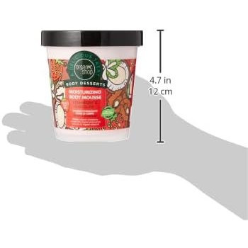 Organic Shop Body Dessert Strawberry And Chocolate Moisturising Body Mousse, 450 Ml