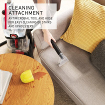 Hoover Carpet And Floor Cleaner Power Scrub Elite With Quick Dry And Spin Scrub Technology, 1200W, Black And Red, CWGDH012, 1 Year Warranty