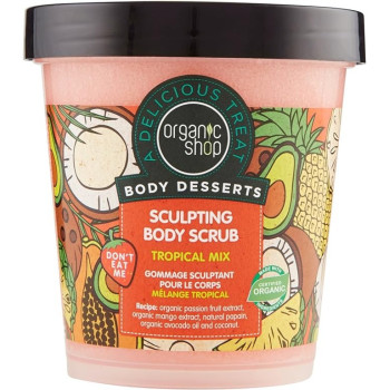 Organic Shop Body Desserts Tropical Mix Sculpting Body Scrub, 450 Ml
