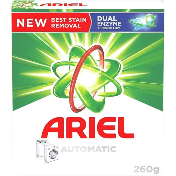 Ariel Green Automatic Laundry Powder Detergent, Original Scent, 32/260 G
