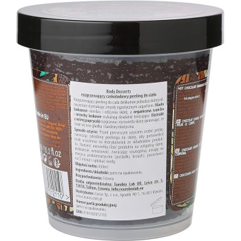 Organic Shop Body Desserts Hot Chocolate Warming Body Scrub, 450 Ml