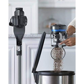 Hoover Onepwr Blade Max Cordless Vacuum Cleaner Machine, Up To 40 Min Runtime, 3 Stage Filtration, Helix Technology, Wall Mount, Upholstery And Motorized Pet Tool, CLSV-B4ME, Graphite/Blue, 1 Year Warranty