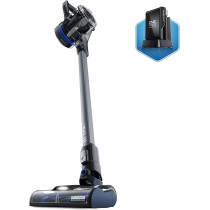 Hoover Onepwr Blade Max Cordless Vacuum Cleaner Machine, Up To 40 Min Runtime, 3 Stage Filtration, Helix Technology, Wall Mount, Upholstery And Motorized Pet Tool, CLSV-B4ME, Graphite/Blue, 1 Year Warranty