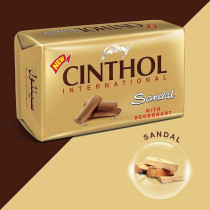 Cinthol Soap Sandal Bath Soap, 99.9% Germ Protection 48/175gm