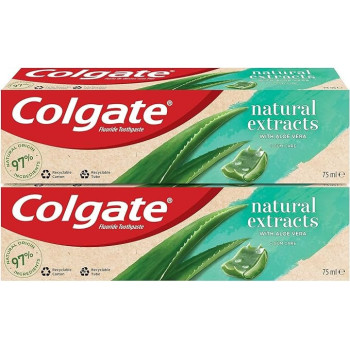 Colgate Natural Extract Aloe Vera Gum Care Toothpaste, 48/75ml