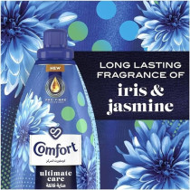 Comfort Concentrate Fabric Softener, Iris AndJasmine, For Long Lasting Fragrance, 18/1Litre