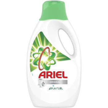 ArielPower Gel Liquid Detergent Original Scent, 4/1.8Litre