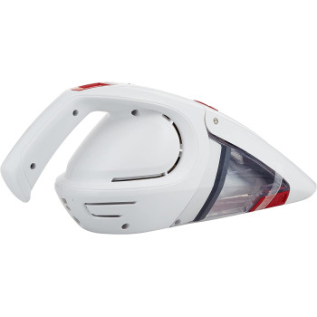 Hoover Cordless Handheld Portable Vacuum Cleaner, Handy 10.8V Rechargeable Mini Hand Vac With Powerful Suction For Car/Home/Kitchen/Sofa/Pet Hair And Office Use, White, HQ86-GA-B-ME, 1 Year Warranty