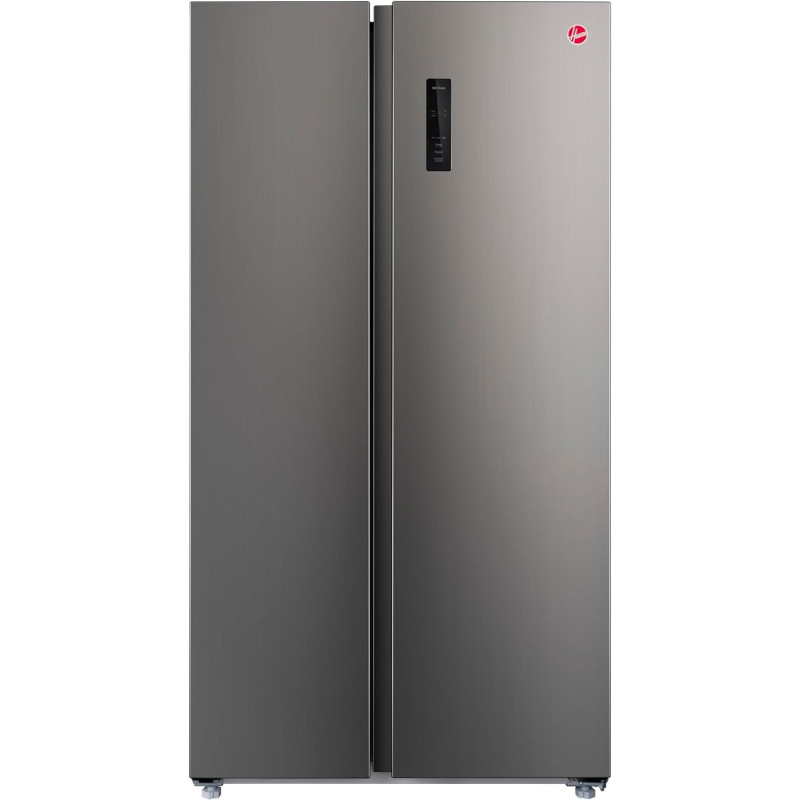 Hoover 682 Litre Side By Side Refrigerator, Dual Inverter, Inox, HSB-M682-S With 1 Year Manufacturer & 10-Year Warranty on Inverter Compressor
