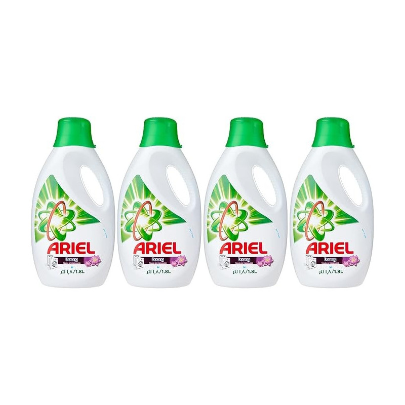 Ariel Power Gel Laundry Detergent, Fragrant Rose Scent, 4/1.8Litre