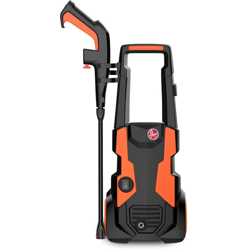 Hoover 140 Bar Electric Pressure Washer With Gun, 5m Hose, Foam Dispenser, Trigger Handle, Adjustable Nozzle, Car Brush And More, 2200W Portable Pressure Washer For Car, Home And Garden, HPW-M2214, 1 Year Warranty