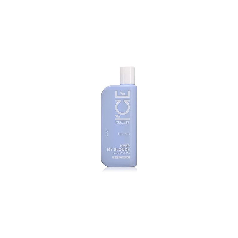 Ice By Natura Siberica Keep My Blonde Shampoo Anti-Yellow For Cool Blonde Hair, 250 Ml