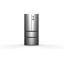 Hoover 670 Liters French Door Inverter Compressor Refrigerator, 2 Metal Glide Drawer, Metal Air Cooling, No Frost Design, HFD-K670-S, Silver, 1 Year Warranty