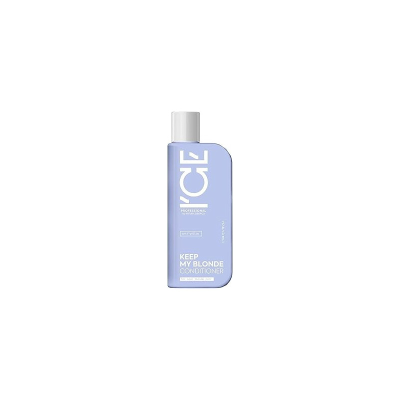 Ice By Natura Siberica Keep My Blonde Conditioner Anti-Yellow For Cool Blonde Hair, 250 Ml