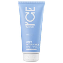 Ice By Natura Siberica Keep My Blonde Mask Anti-Yellow For Cool Blonde Hair, 200 Ml