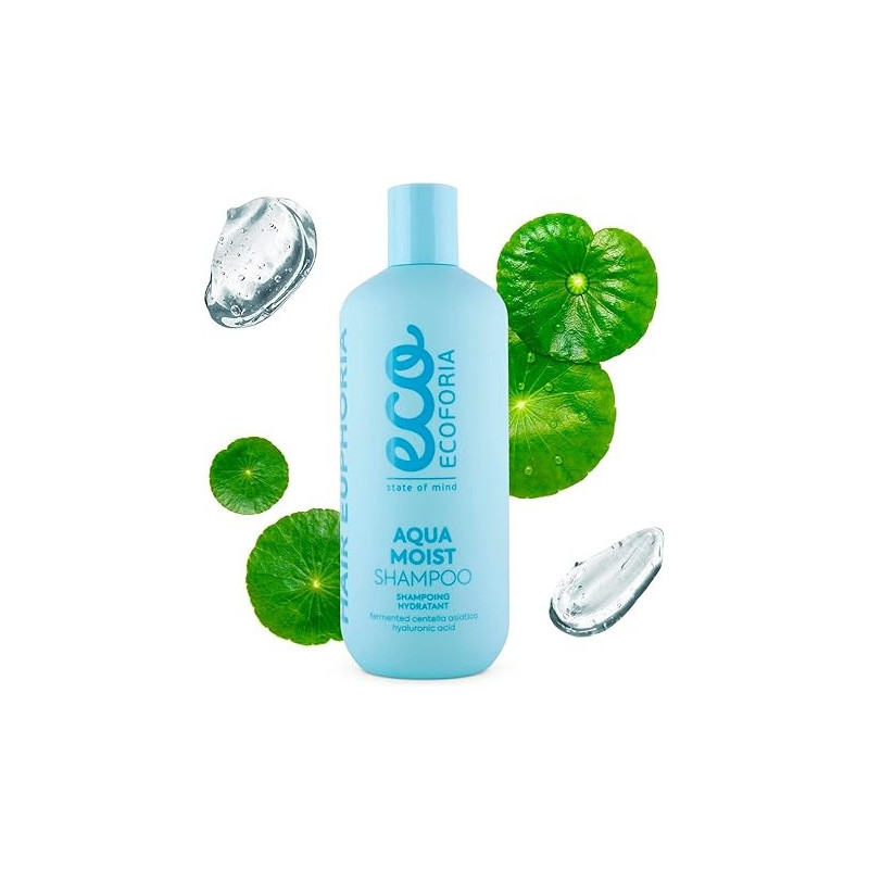 Ecoforia Hair Euphoria Aqua Moist Shampoo, 400 Ml