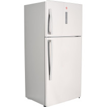 Hoover Refrigerator, Top Mount Double Door, 660 Liters, No Frost Fridge, Steel Finish, Htr-H660, 1 Year Warranty
