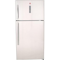 Hoover Refrigerator, Top Mount Double Door, 660 Liters, No Frost Fridge, Steel Finish, Htr-H660, 1 Year Warranty