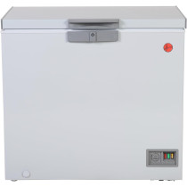 Hoover 263L Single Door Low Frost Chest Freezer Convertible Temp, LED Lighting, Premium Grey Colour, HCF-K263-GR, 1 Year Warranty