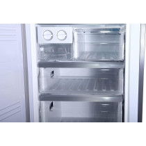 Hoover 260 Liters Upright Freezer, Steel, Silver Colour, Hsf260L-S, 1 Year Warranty