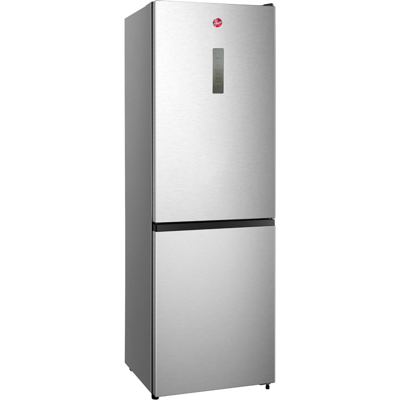 Hoover 390L Bottom Mount Refrigerator With Led Display, No Frost Design, Electronic Control With Adjustable Thermostat, HBR-H390-S, Silver, 1 Year Warranty