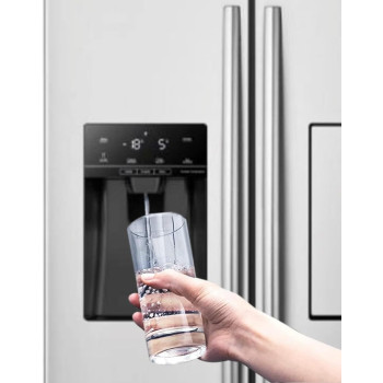Hoover 700 Liters Side By Side Refrigerator, Inverter Compressor With Automatic Ice And Water Dispenser, Mini Bar Counter, HSB-H700-BWD, 1 Year Warranty