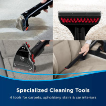 Bissell Multiclean Spot And Stain Portable Carpet Cleaner, 4720e, Permanently Removes Tough Stains, Easy To Use On Multi Surfaces Sofa, Car And Upholstery, 1 Year Warranty