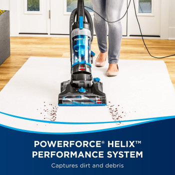 Bissell Powerforce Helix 2111E, Bagless Vacuum Cleaner, Powerful Suction, Large Capacity Vacuum Cleaner That Captures The Finest Dust, 1 Year Warranty