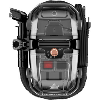 Bissell Spot Clean Hydrosteam Portable Deep Cleaner, 3700E, Black, 1 Year Warranty