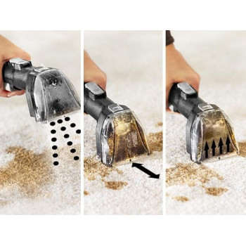 Bissell Spot Clean Hydrosteam Portable Deep Cleaner, 3700E, Black, 1 Year Warranty