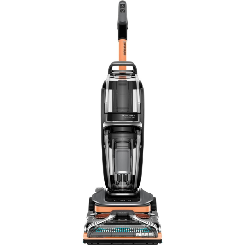 Bissell Revolution Hydrosteam Deep Cleaner,Titanium/Black, L, 3672E, 1 Year Warranty