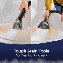 Bissell Revolution Hydrosteam Deep Cleaner,Titanium/Black, L, 3672E, 1 Year Warranty