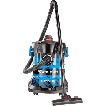 Bissell Powerclean Drum Vacuum Cleaner, 21L, 2027E, Blue, 1 Year Warranty