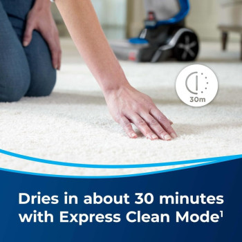 Bissell Proheat 2x Revolution Deep Cleaner, 1858E, 850 Watts, 3.7 Liters, Blue, With Heatwave Technology And TurboStrength Motor Technology, 1 Year Warranty