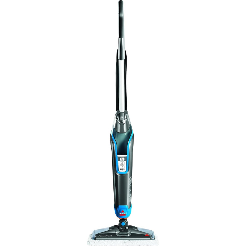 Bissell Vacuum Cleaner Powerfresh Deluxe Steam Cleaner, 1600 W, Blue/Titanium/Silver, 1 Year Warranty