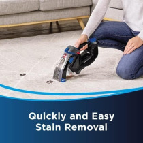 Bissell Handheld, 3318K, Stain Eraser Carpet And Upholstery Washer, Grey/Blue, 1 Year Warranty