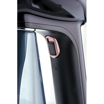 Black+Decker Portable Garment Steamer With Universal Bottle Adaptor, 1500W, Dark Purple, HST1500-B5, 1 Year Warranty