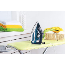 Black+Decker 2400W Steam Iron With Ceramic Soleplate Auto Shut Off, Blue X2150-B5, 1 Year Warranty