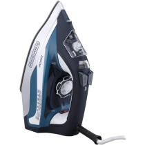 Black+Decker 2400W Steam Iron With Ceramic Soleplate Auto Shut Off, Blue X2150-B5, 1 Year Warranty